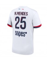 Paris Saint-Germain Nuno Mendes #25 Bortedrakt 2025-26 Korte ermer